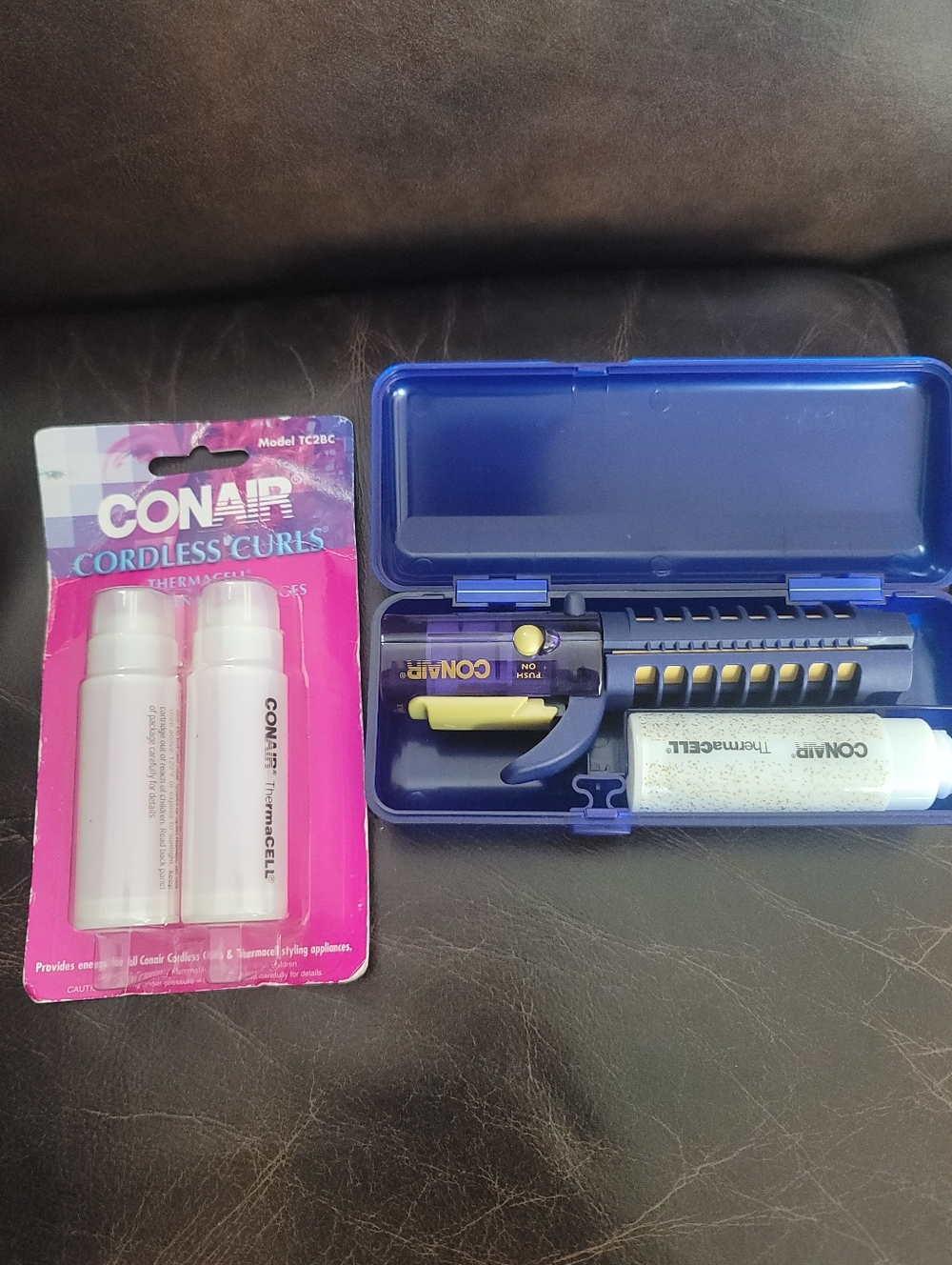 Conair Cordless Mini Curling Iron Travel Case w/ extra Cartridge TC607